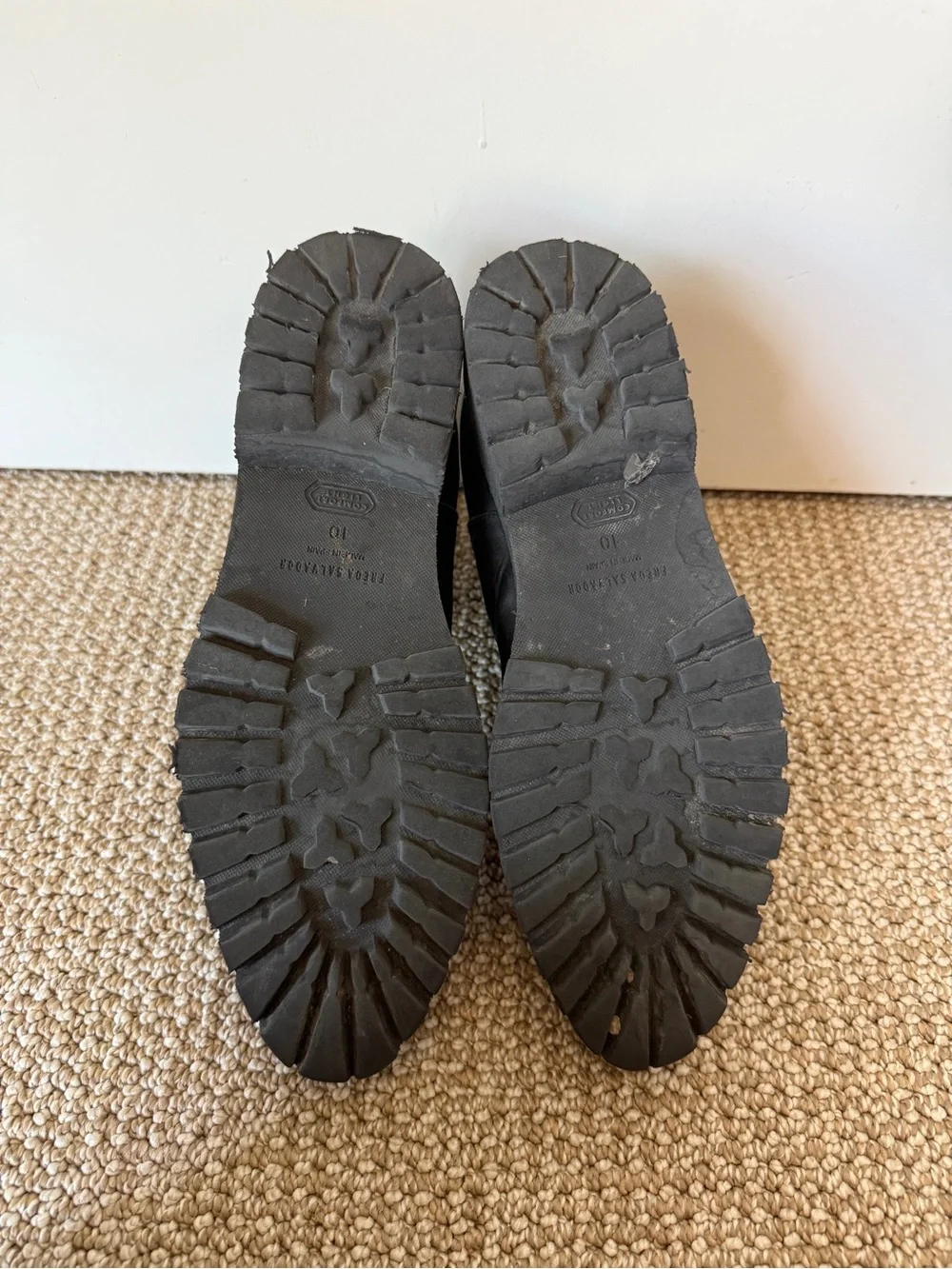 Freda Salvador Black Leather Chelsea Booties with Pull Tabs